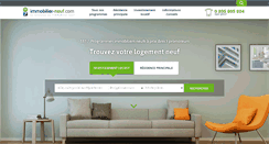 Desktop Screenshot of immobilier-neuf.com